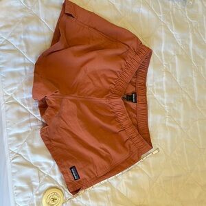 Patagonia Women's Athletic Shorts in Rust